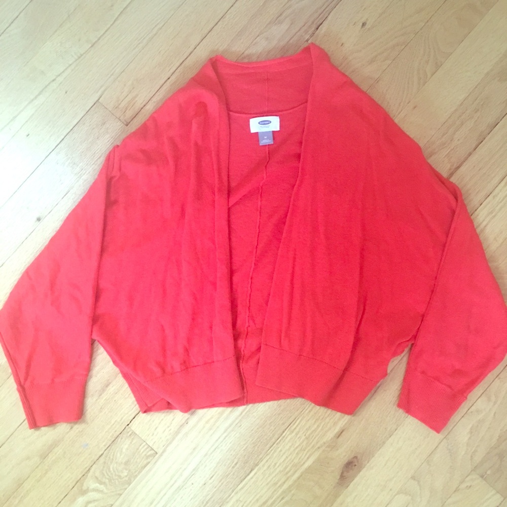 Old Navy cropped sweater RED